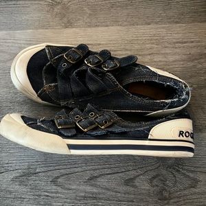 Rocket dog shoes denim blue womens 8.5
